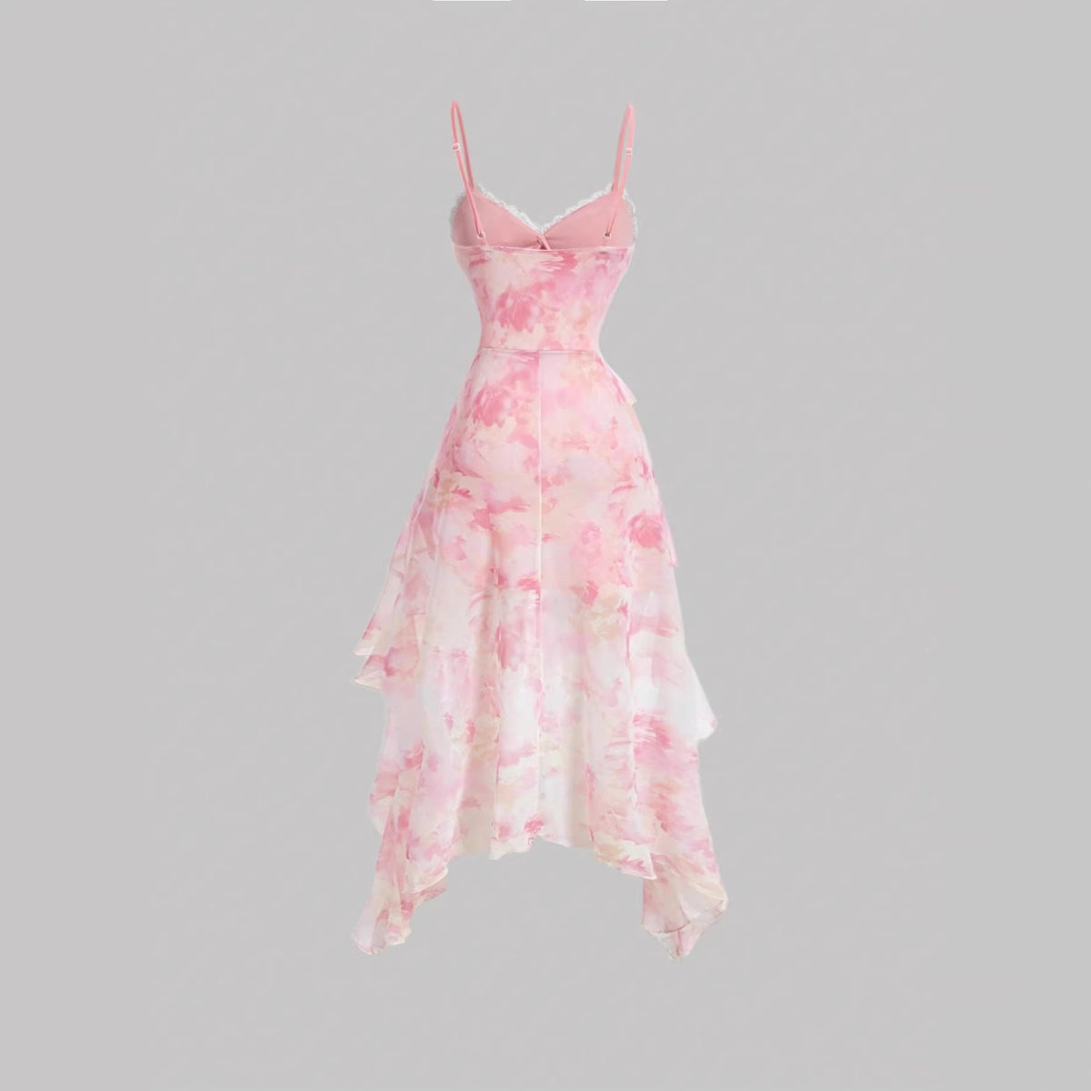 Mesh sleeveless camisole skirt