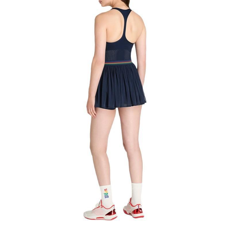 New hollow-out backless mesh breathable quick-dry sport running anti-see-through tennis dress