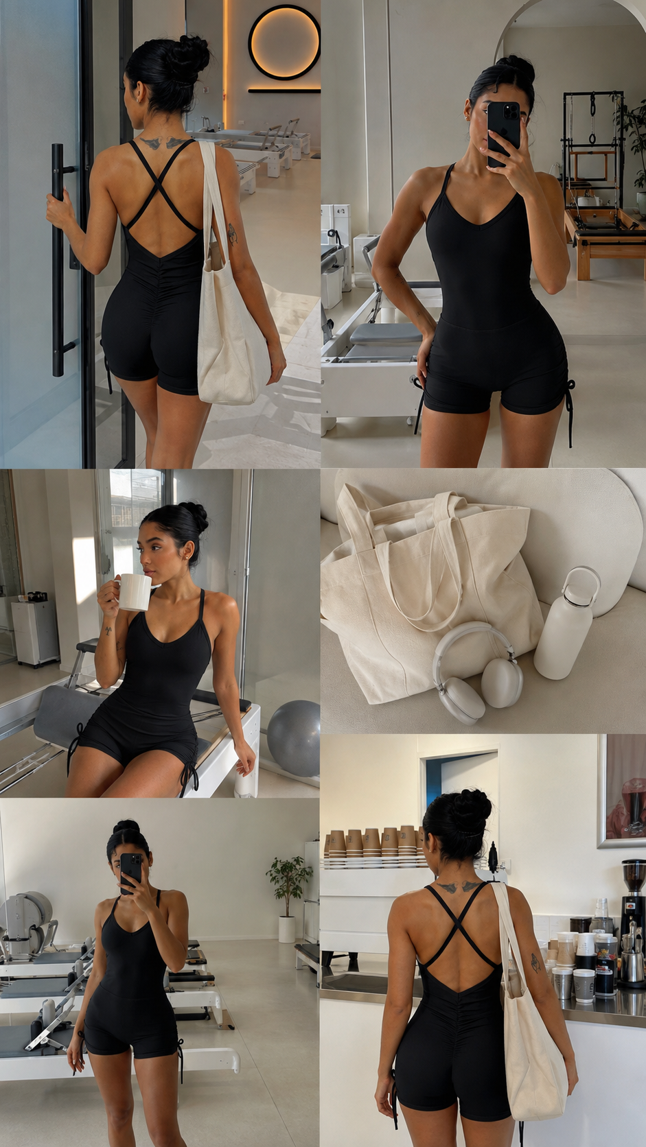 Élan Sculpt Crossback Romper