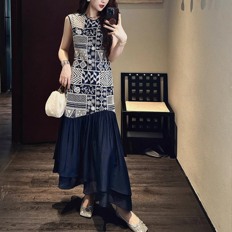 New trendy dress for early summer, unique and beautiful waist hugging skirt