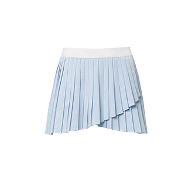 Irregular Hem Pleated Sporty Mini Skirt for Women, High-Waisted, Slimming, Anti-Slip, Pocketed Tennis Skirt
