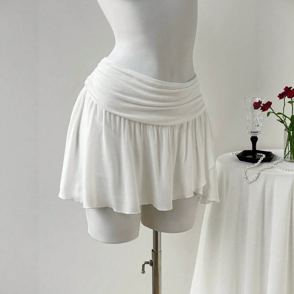 Low waist short skirt