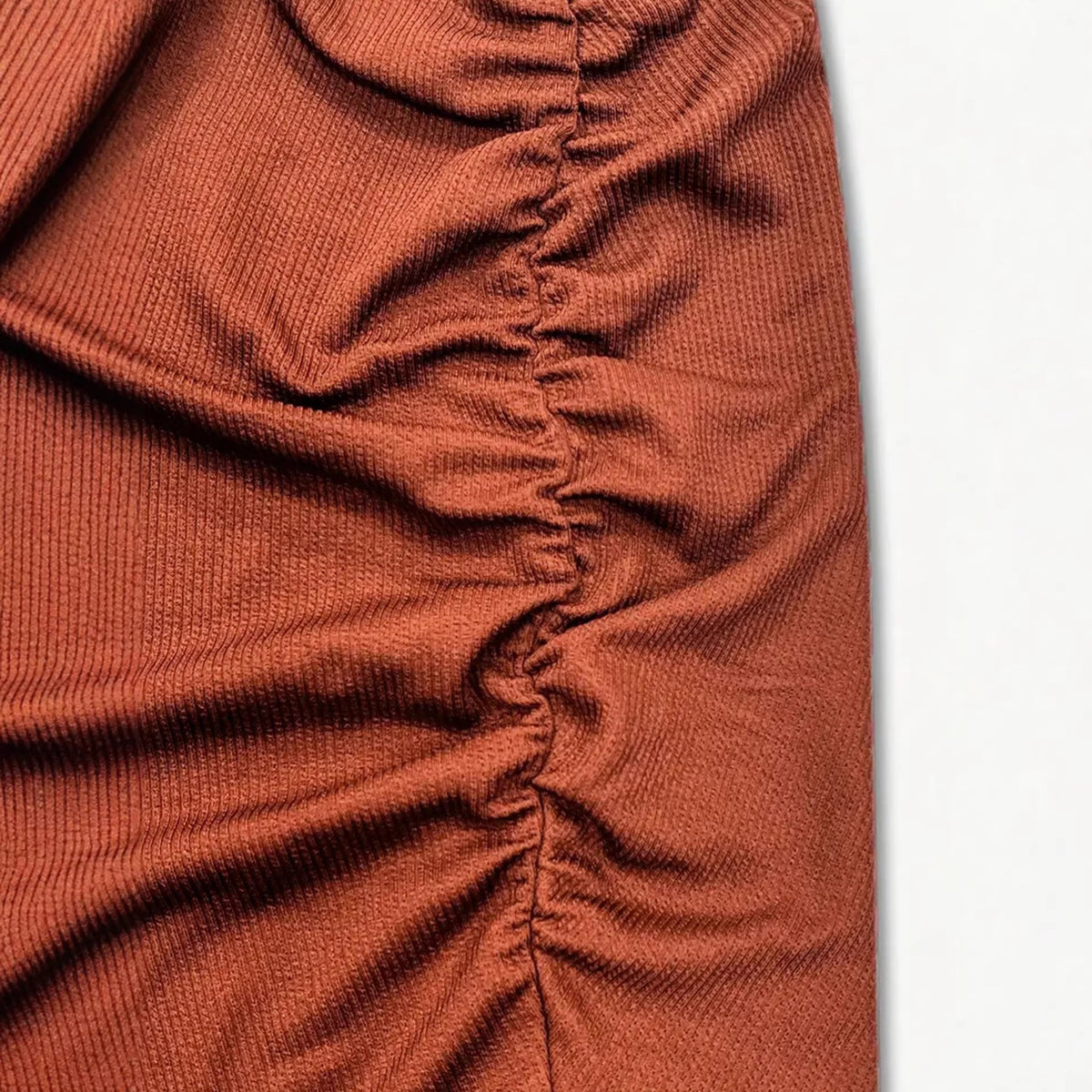Tight fitting hip hugging skirt