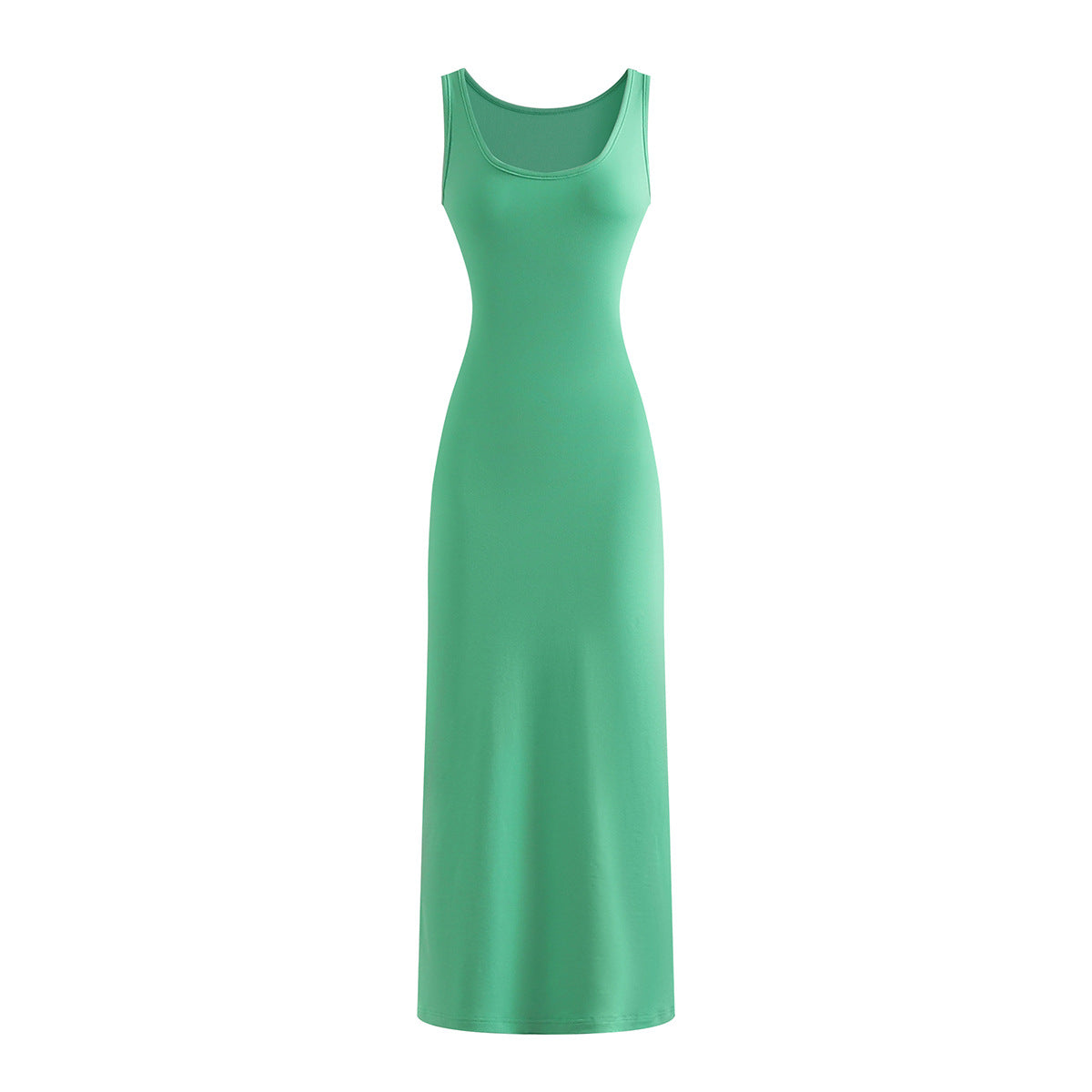 Dopamine Sexy Knitted Strap Dress for Women  Bodycon Long Dress Slim Fit Long Skirt