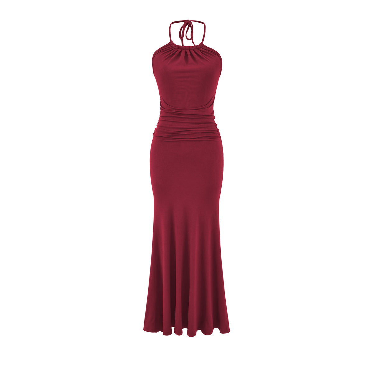 Beach Dress, Unique and Stylish, Elegant French Chic, Sexy Halter Strap Maxi Dress for Women