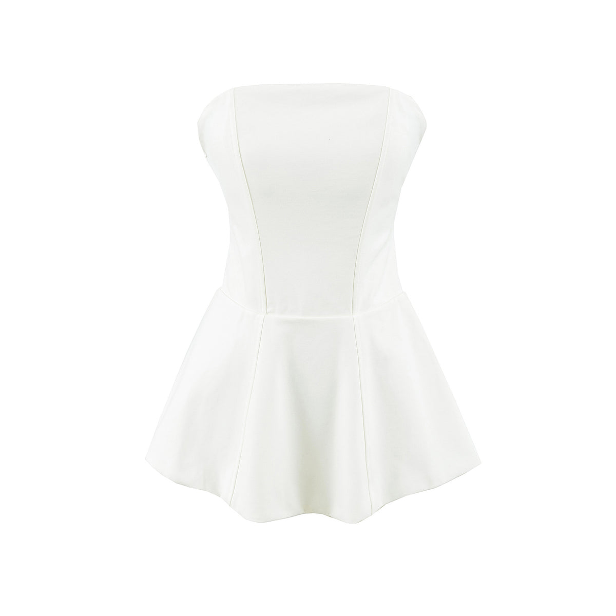 Strapless Dress Women Elegant Lady One Shoulder Birthday Cocktail Dress Princess Puff Short Skirt