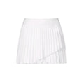 Irregular Hem Pleated Sporty Mini Skirt for Women, High-Waisted, Slimming, Anti-Slip, Pocketed Tennis Skirt