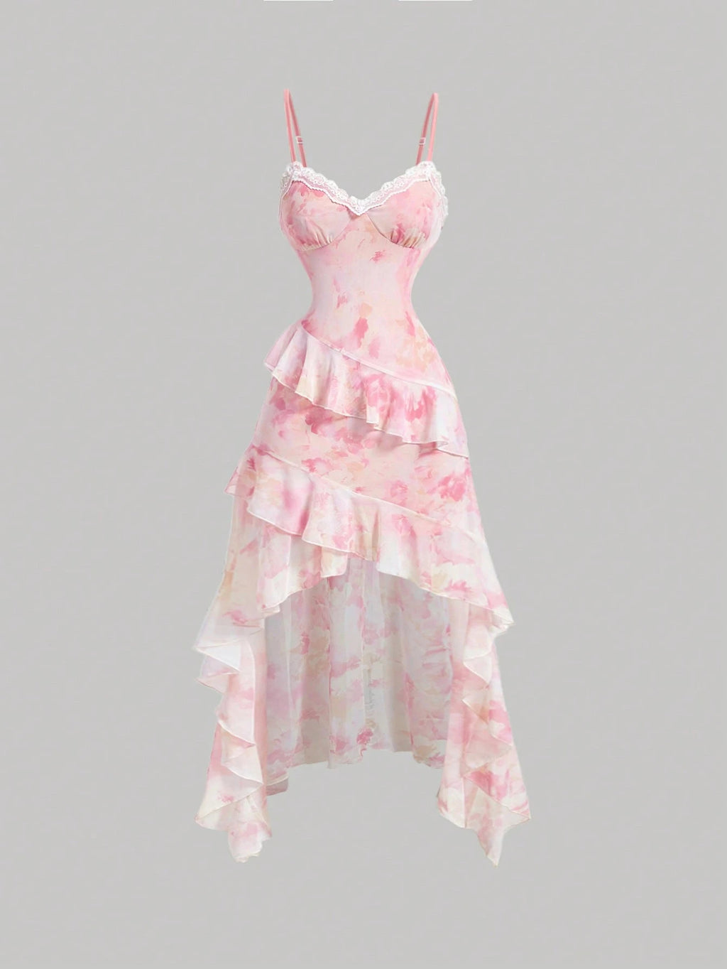 Mesh sleeveless camisole skirt