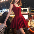Four-Meter Skirt Princess Dress Bow Knotted Waist-Fitted Dress Women Summer Dress