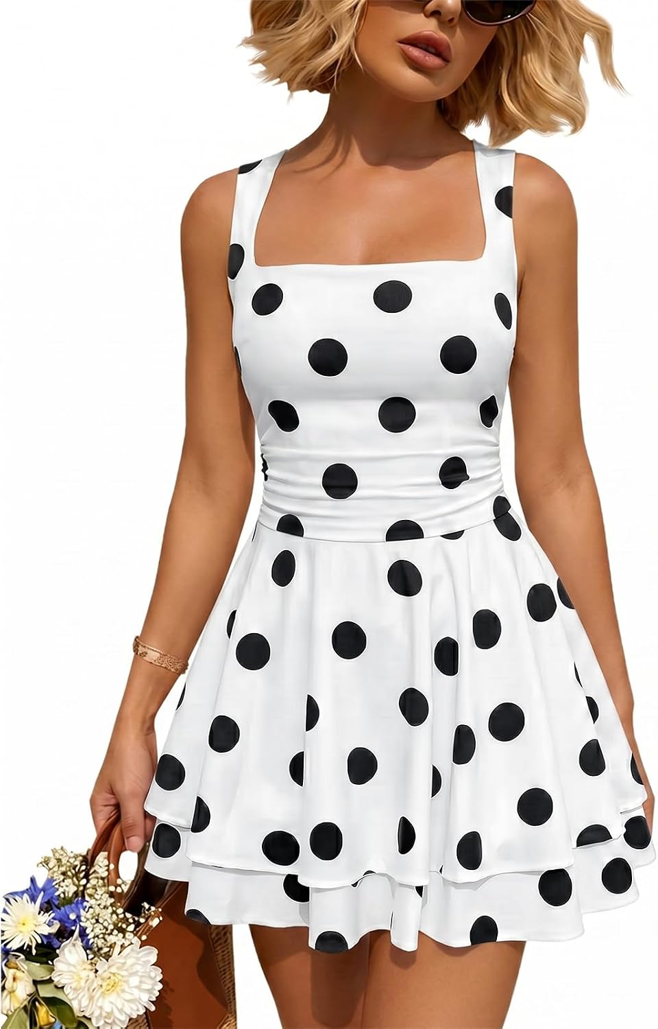 Trendy Queen Women Mini Summer Party Homecoming Beach Vacation Sun Dresses