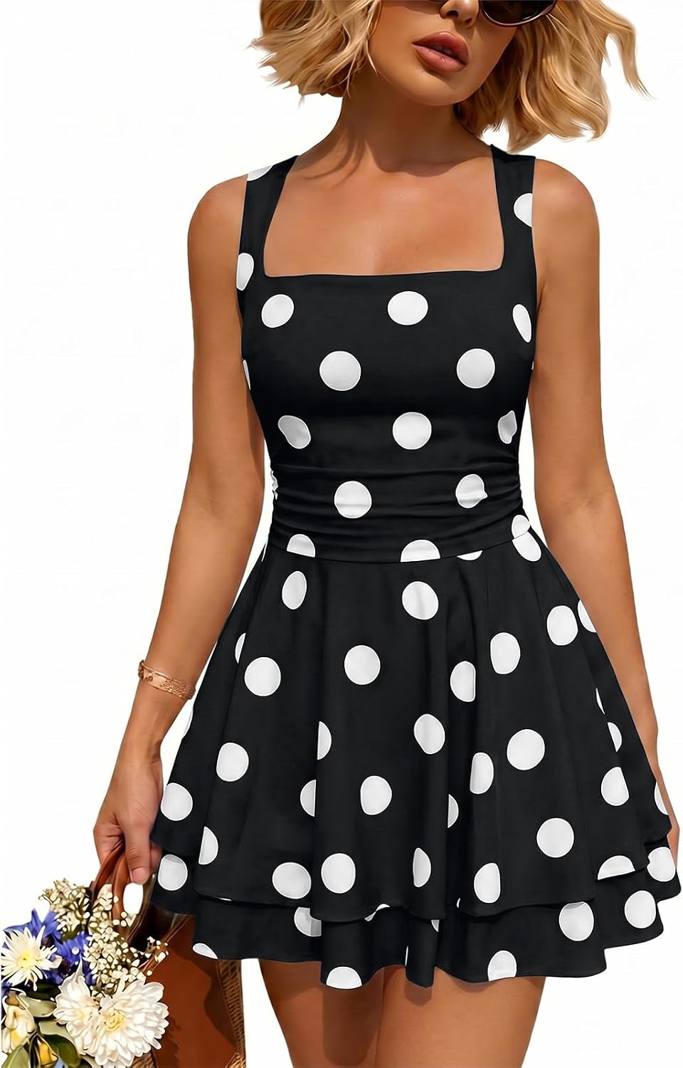 Trendy Queen Women Mini Summer Party Homecoming Beach Vacation Sun Dresses