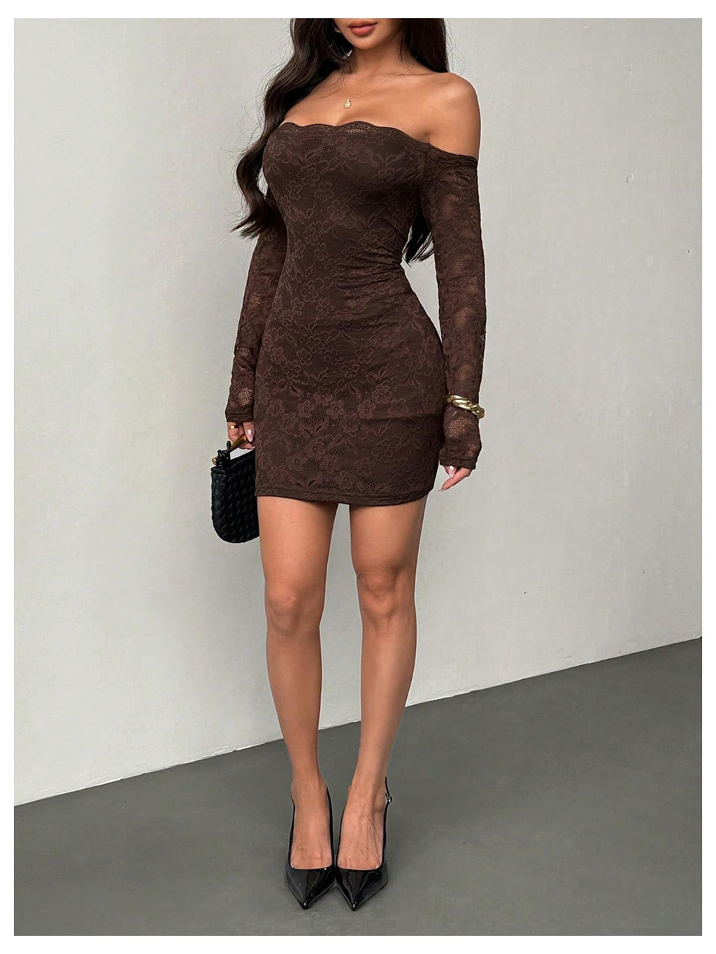 GORGLITTER Women's Lace Mini Y2K Club Birthday Sexy Party Going Out Dresses