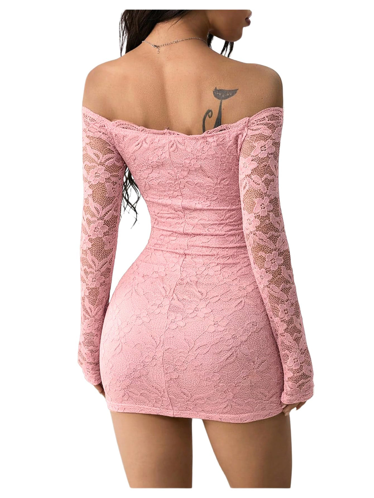 GORGLITTER Women's Lace Mini Y2K Club Birthday Sexy Party Going Out Dresses