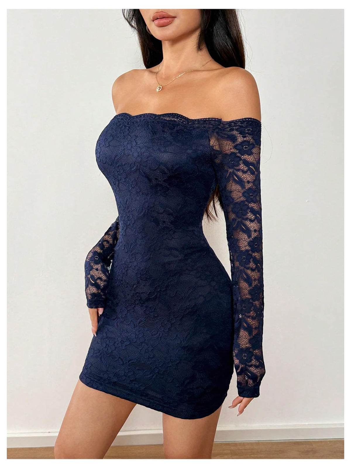GORGLITTER Women's Lace Mini Y2K Club Birthday Sexy Party Going Out Dresses