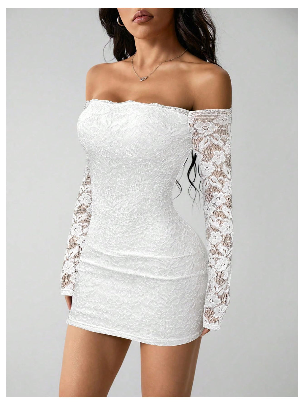 GORGLITTER Women's Lace Mini Y2K Club Birthday Sexy Party Going Out Dresses