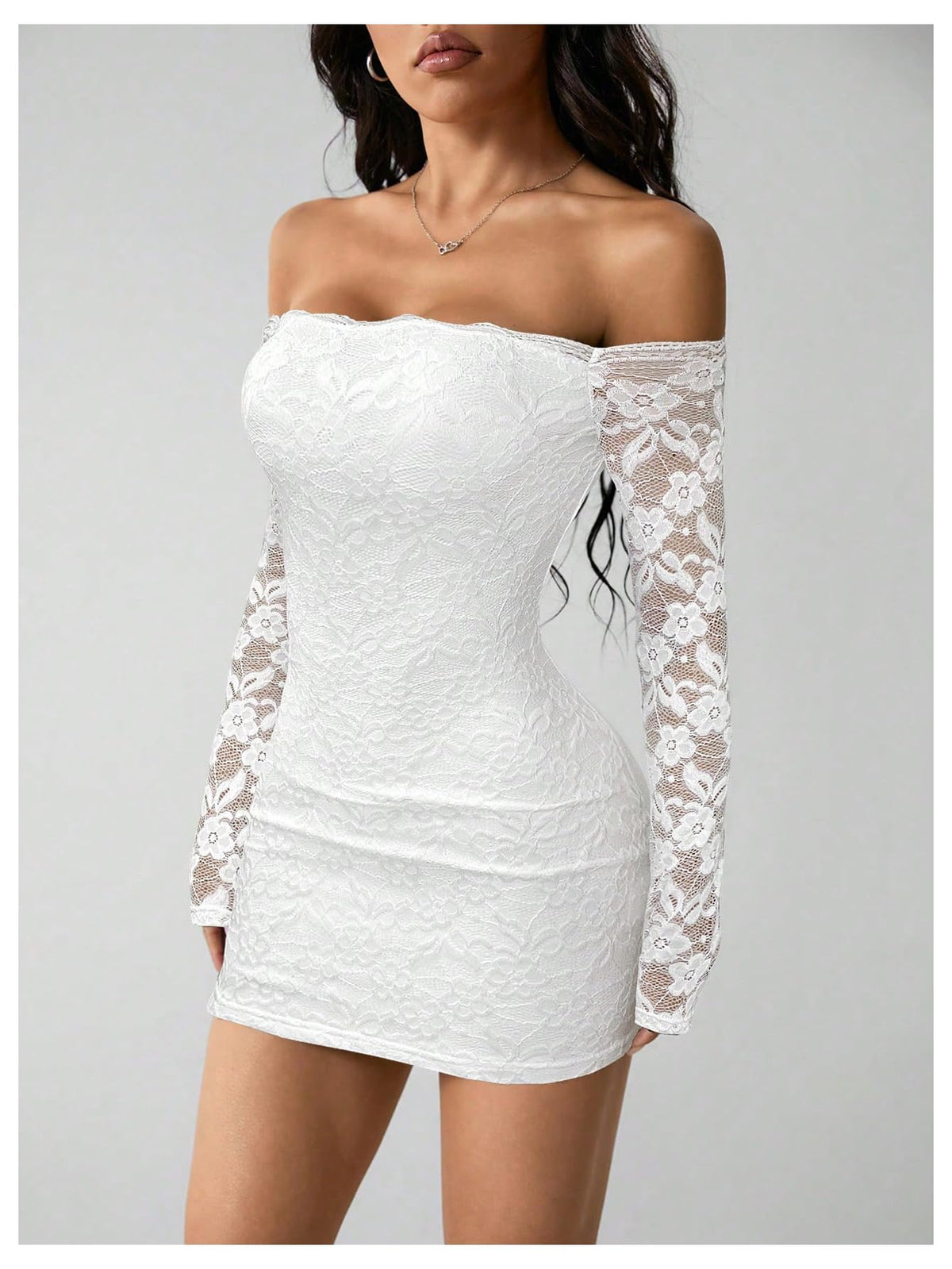 GORGLITTER Women's Lace Mini Y2K Club Birthday Sexy Party Going Out Dresses