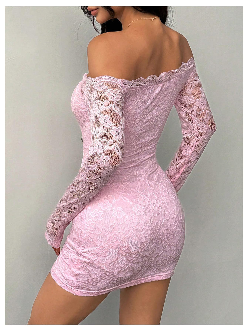 GORGLITTER Women's Lace Mini Y2K Club Birthday Sexy Party Going Out Dresses