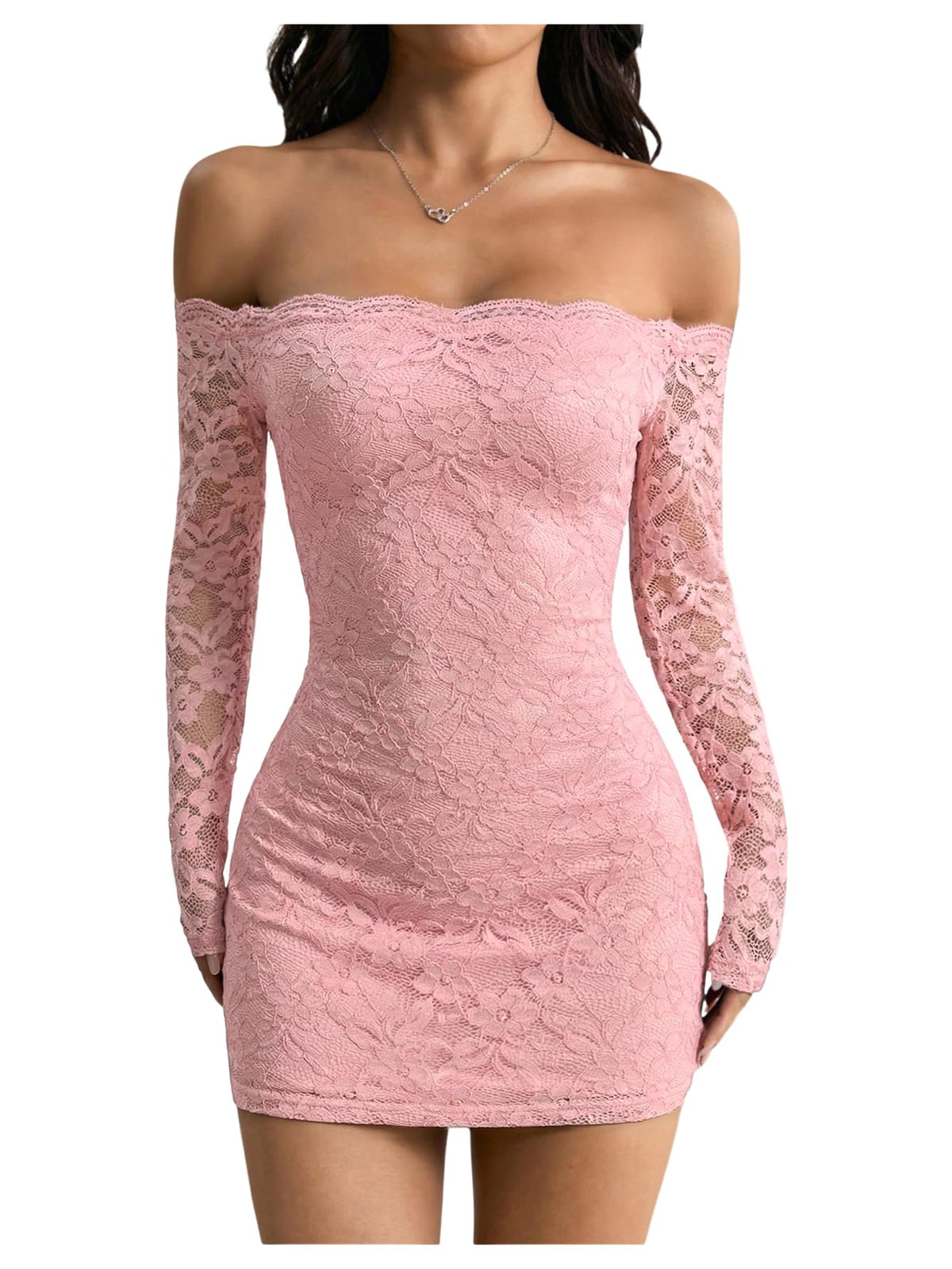 GORGLITTER Women's Lace Mini Y2K Club Birthday Sexy Party Going Out Dresses