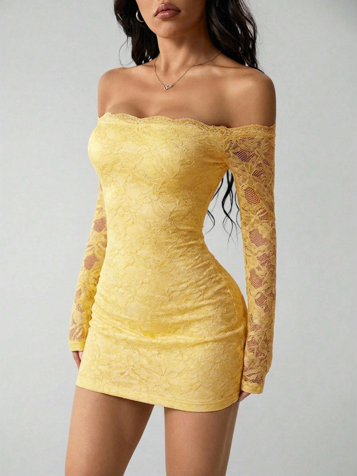 GORGLITTER Women's Lace Mini Y2K Club Birthday Sexy Party Going Out Dresses