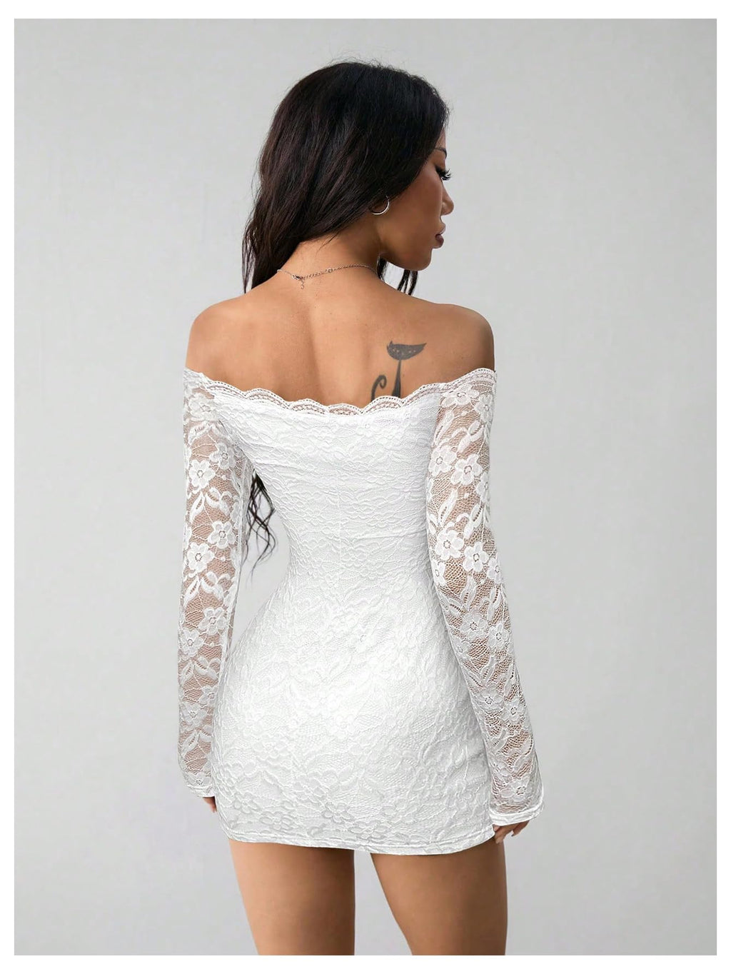 GORGLITTER Women's Lace Mini Y2K Club Birthday Sexy Party Going Out Dresses