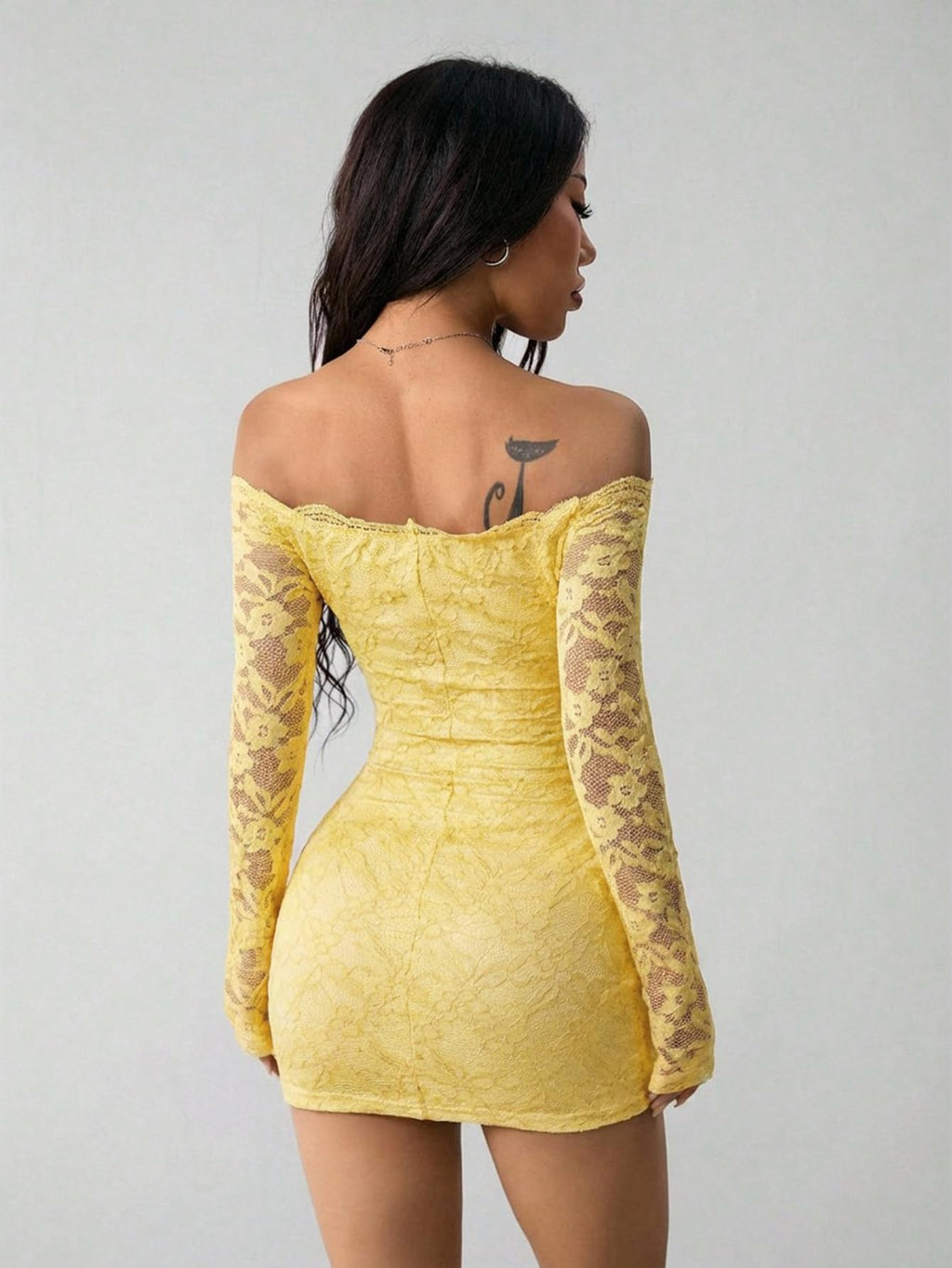 GORGLITTER Women's Lace Mini Y2K Club Birthday Sexy Party Going Out Dresses