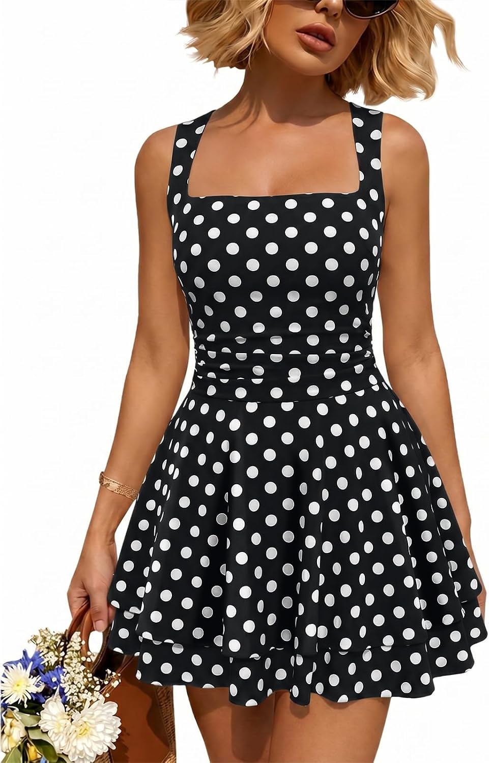Trendy Queen Women Mini Summer Party Homecoming Beach Vacation Sun Dresses