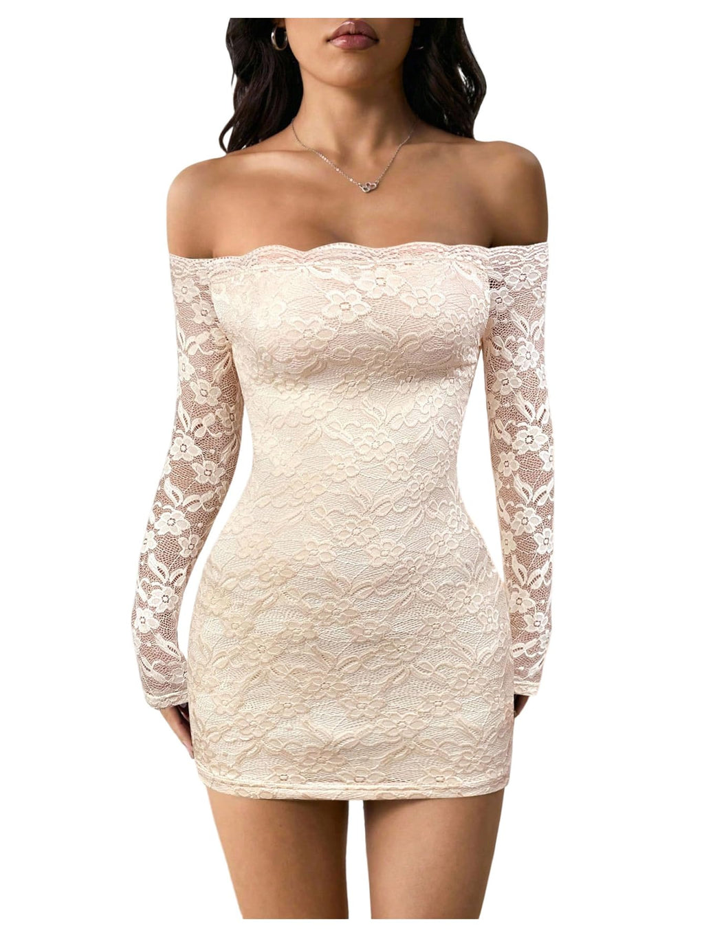 GORGLITTER Women's Lace Mini Y2K Club Birthday Sexy Party Going Out Dresses