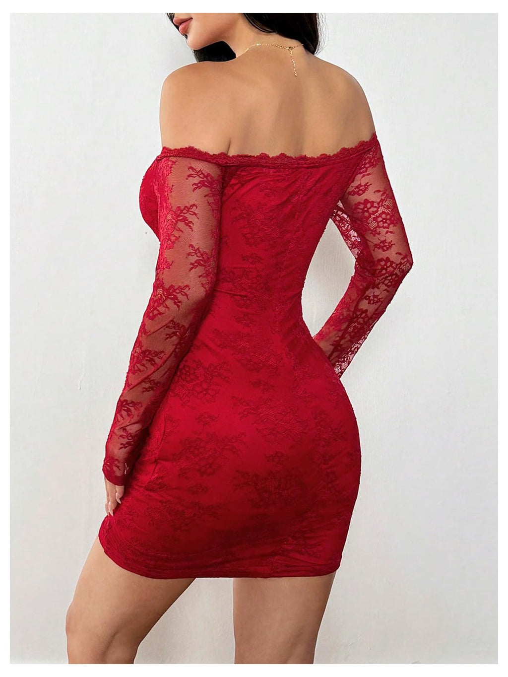 GORGLITTER Women's Lace Mini Y2K Club Birthday Sexy Party Going Out Dresses