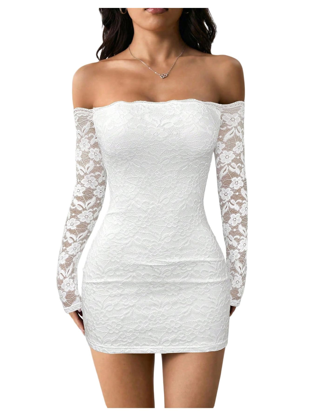 GORGLITTER Women's Lace Mini Y2K Club Birthday Sexy Party Going Out Dresses