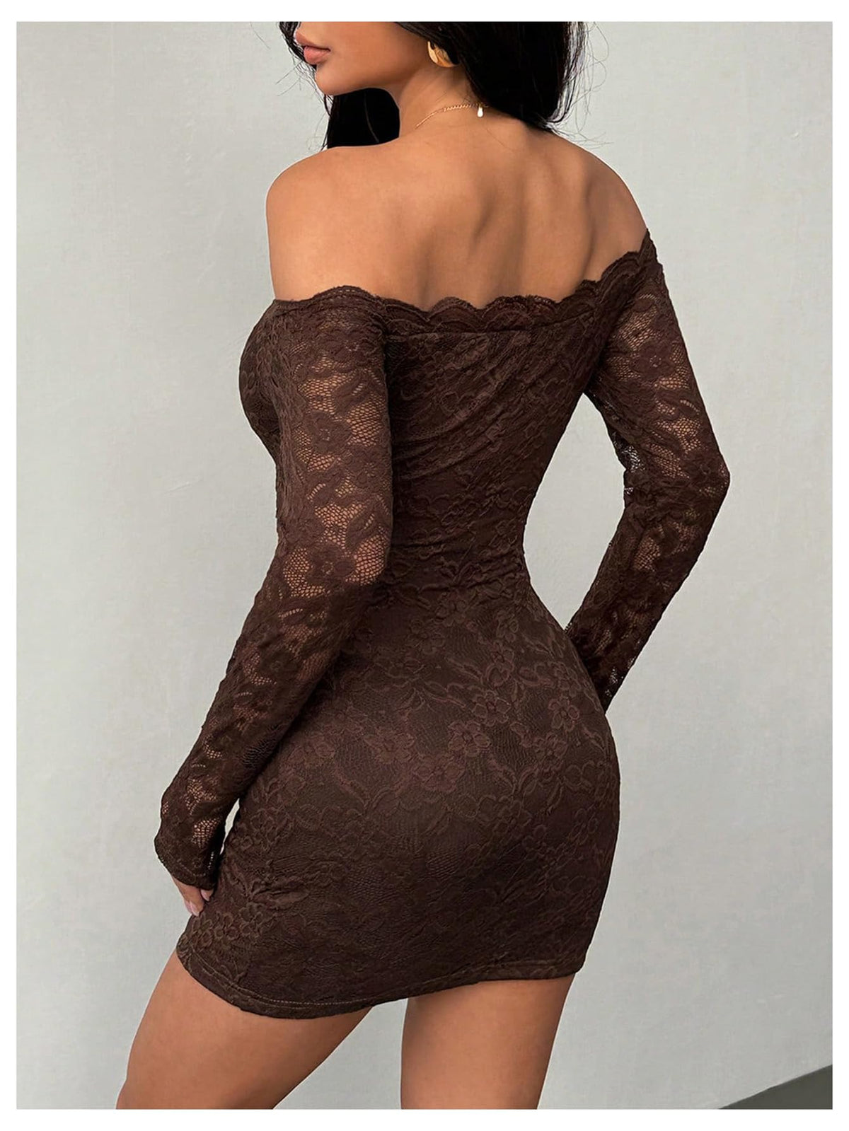 GORGLITTER Women's Lace Mini Y2K Club Birthday Sexy Party Going Out Dresses