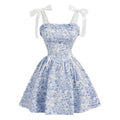 Floral tie dress