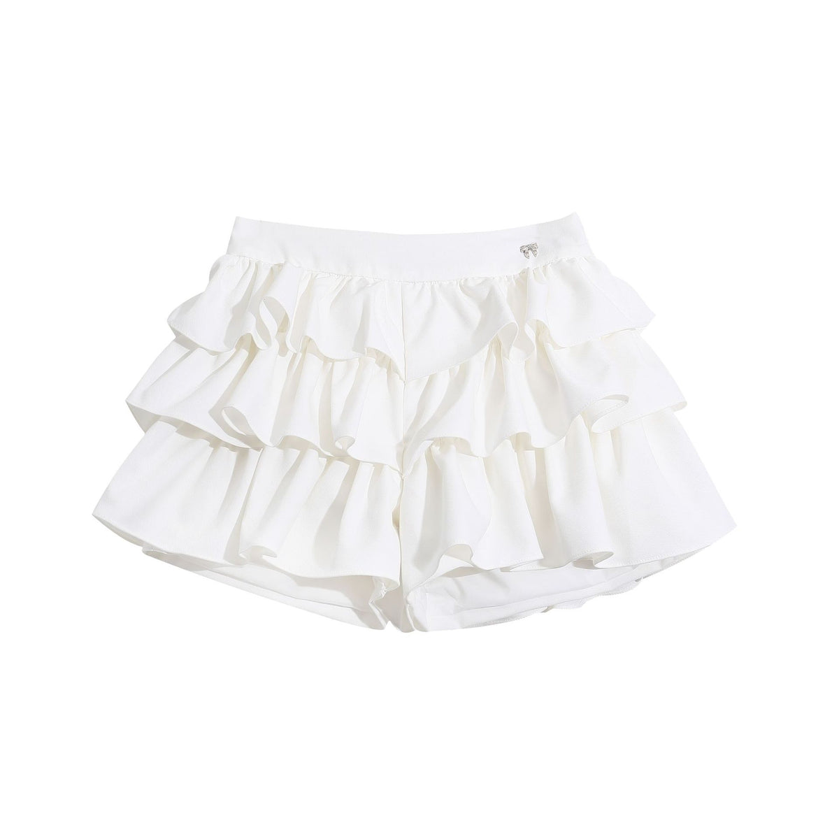 soft girl layered cake skirt, sweet style versatile slimming skirt pants