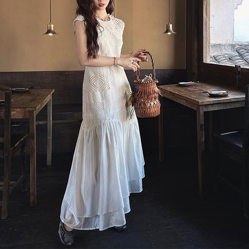 New trendy dress for early summer, unique and beautiful waist hugging skirt