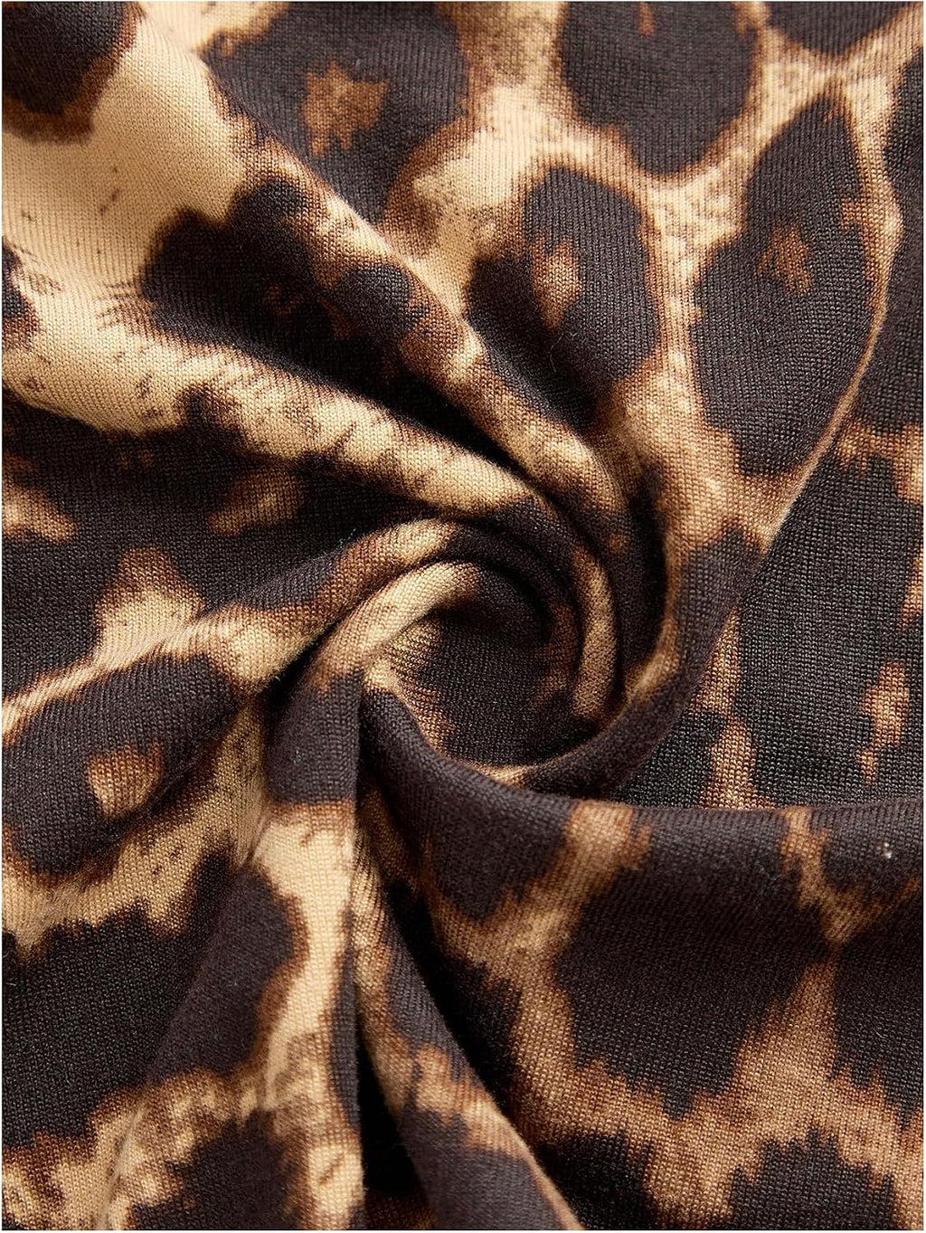 SOLY HUX Women's Cheetah Print Backless Halter Mini Dress