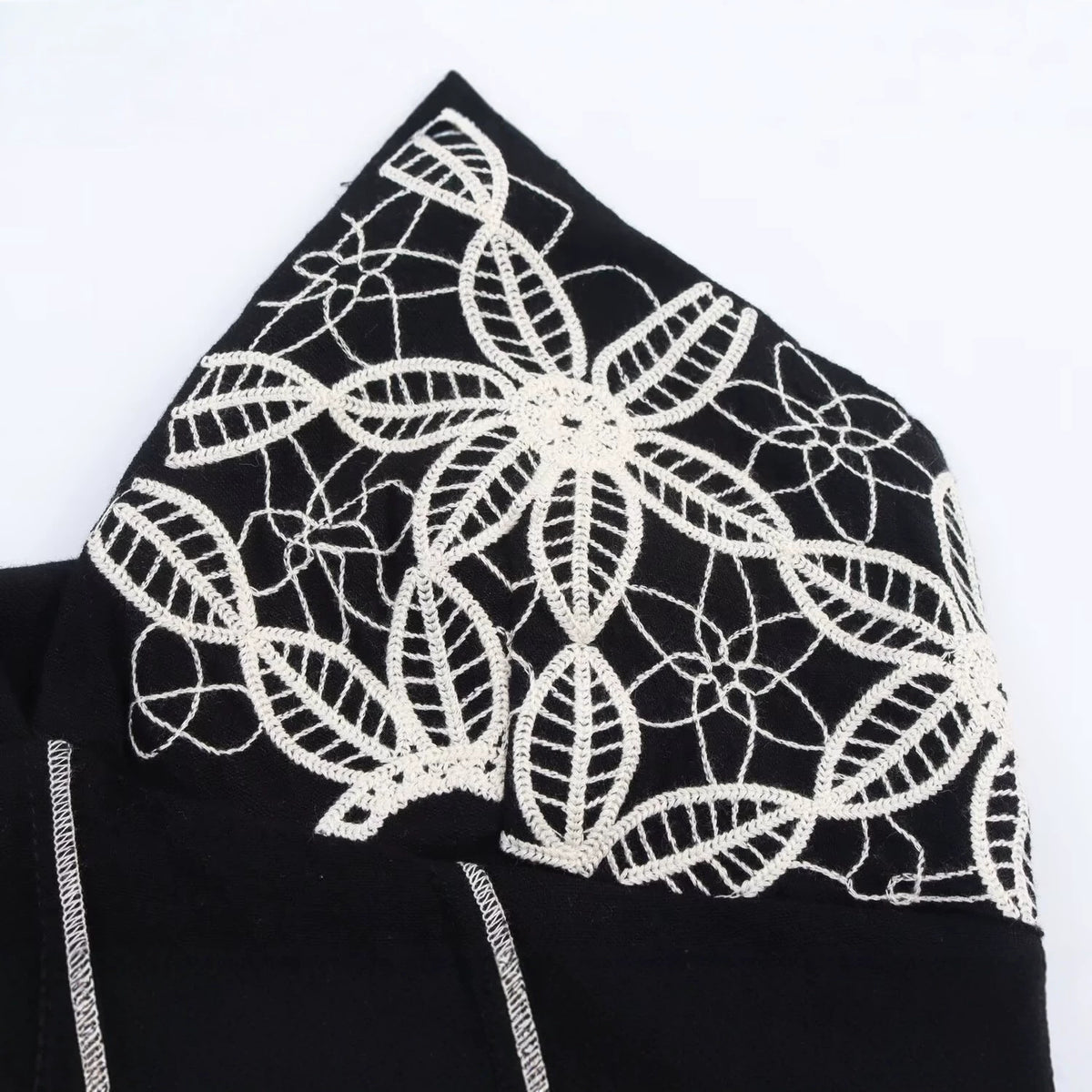 Embroidery V-Neck Sexy Backless Strap Long Dress for Women  Dress Elegant Design A-Line Dress