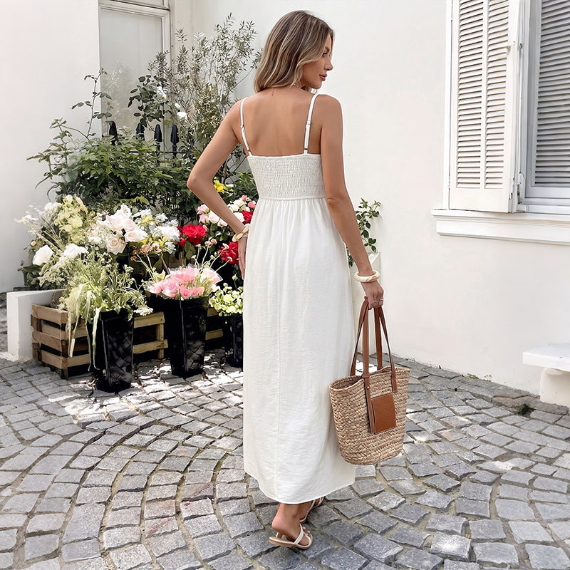 V-neck camisole dress