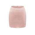 Sexy A-line Satin Mini Skirt Women Summer High Waist Bodycon Shorts Casual Slim Fit Skirt