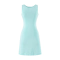 Tencel One-Shoulder Backless Fitted Dress with Waist Cinching, Bodycon Mini Dress for Women, Summer