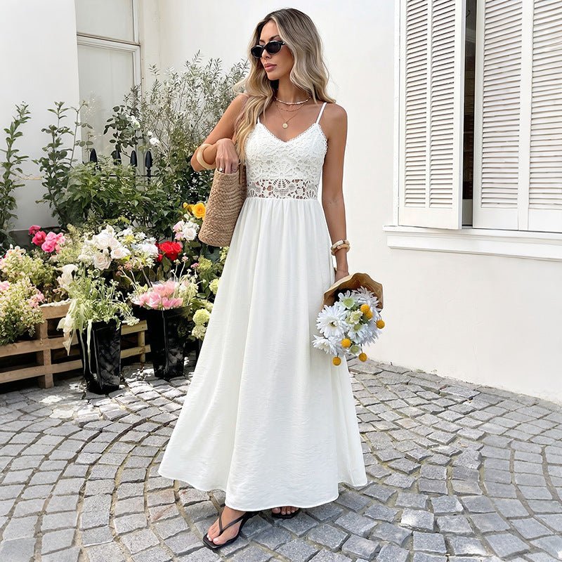 V-neck camisole dress