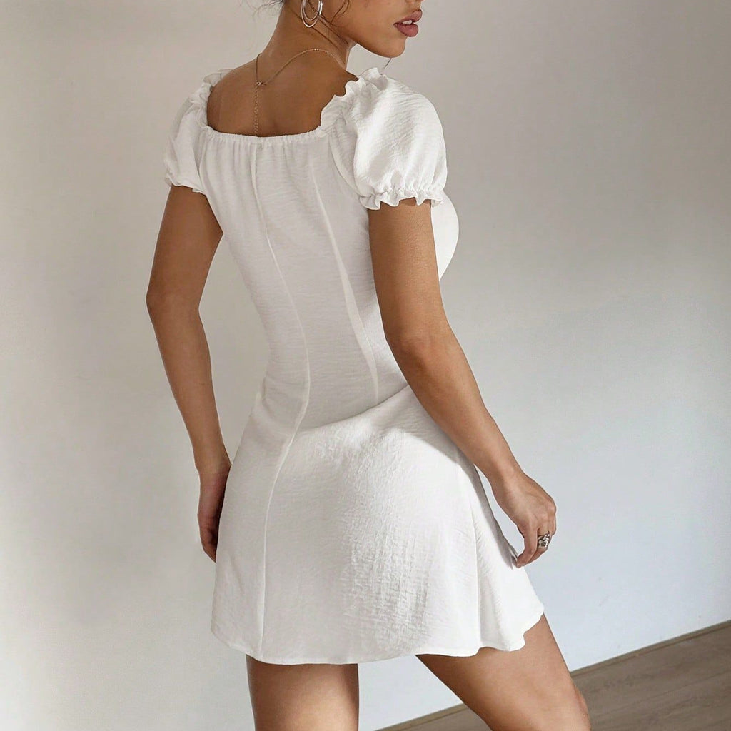 Short sleeved hip hugging dress