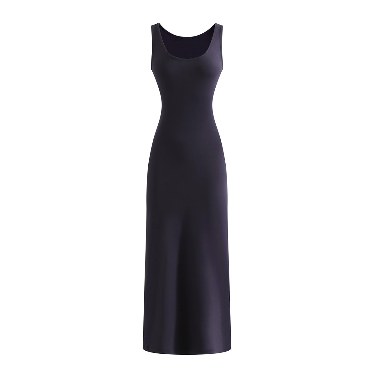 Dopamine Sexy Knitted Strap Dress for Women  Bodycon Long Dress Slim Fit Long Skirt