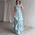 New  Elegant Irregular Layered Cake Dress