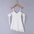 Pure Desire Style Lace Strap Perspective Strap Dress