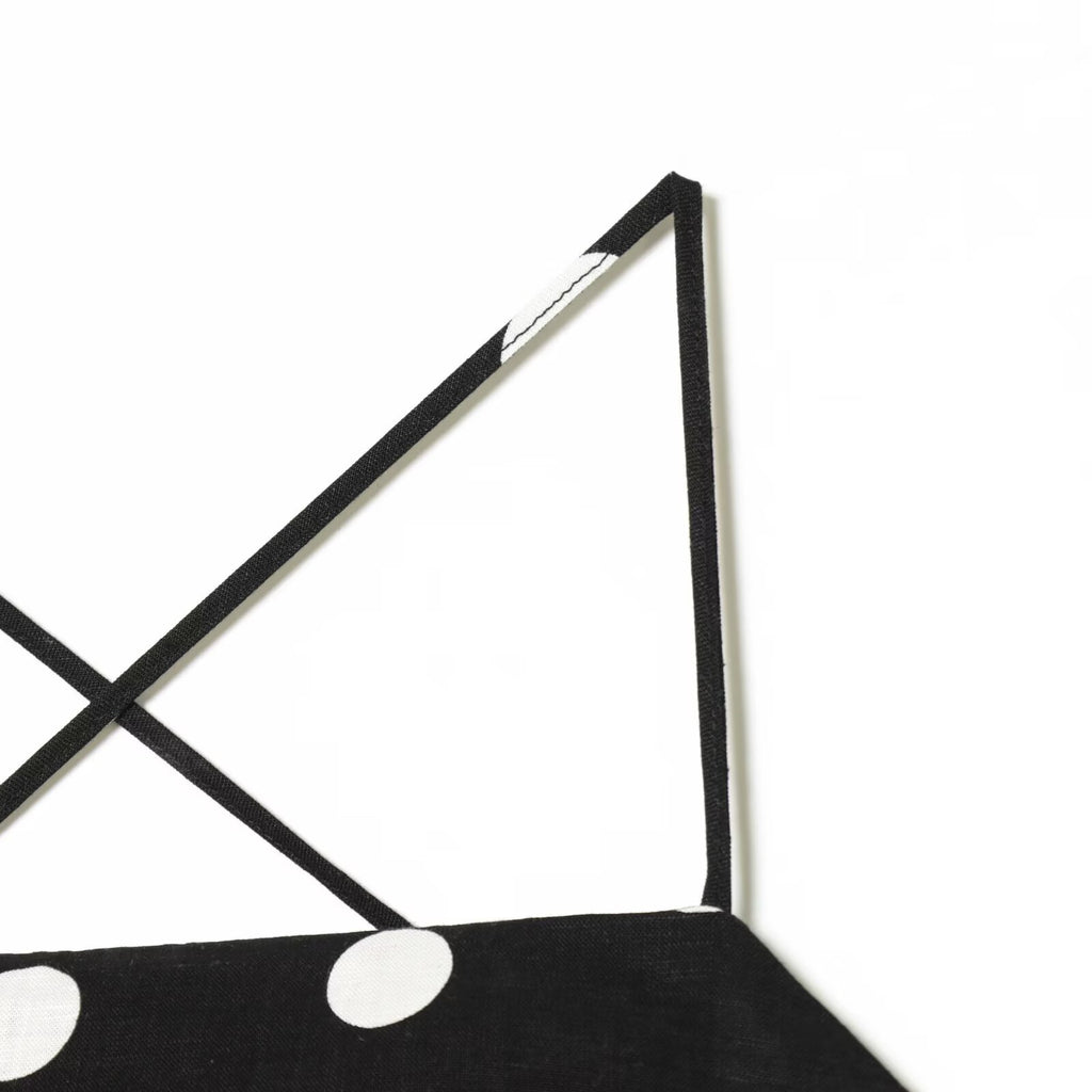 Classic polka dot neck dress for summer