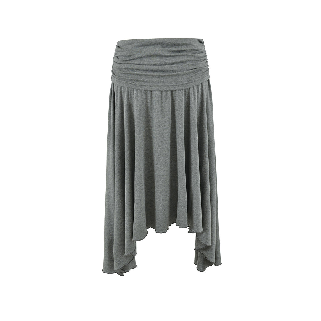 Casual and Versatile Irregular Design A-Line Maxi Skirt for Women, Lightweight Flowy Summer Dress, Everyday Wear