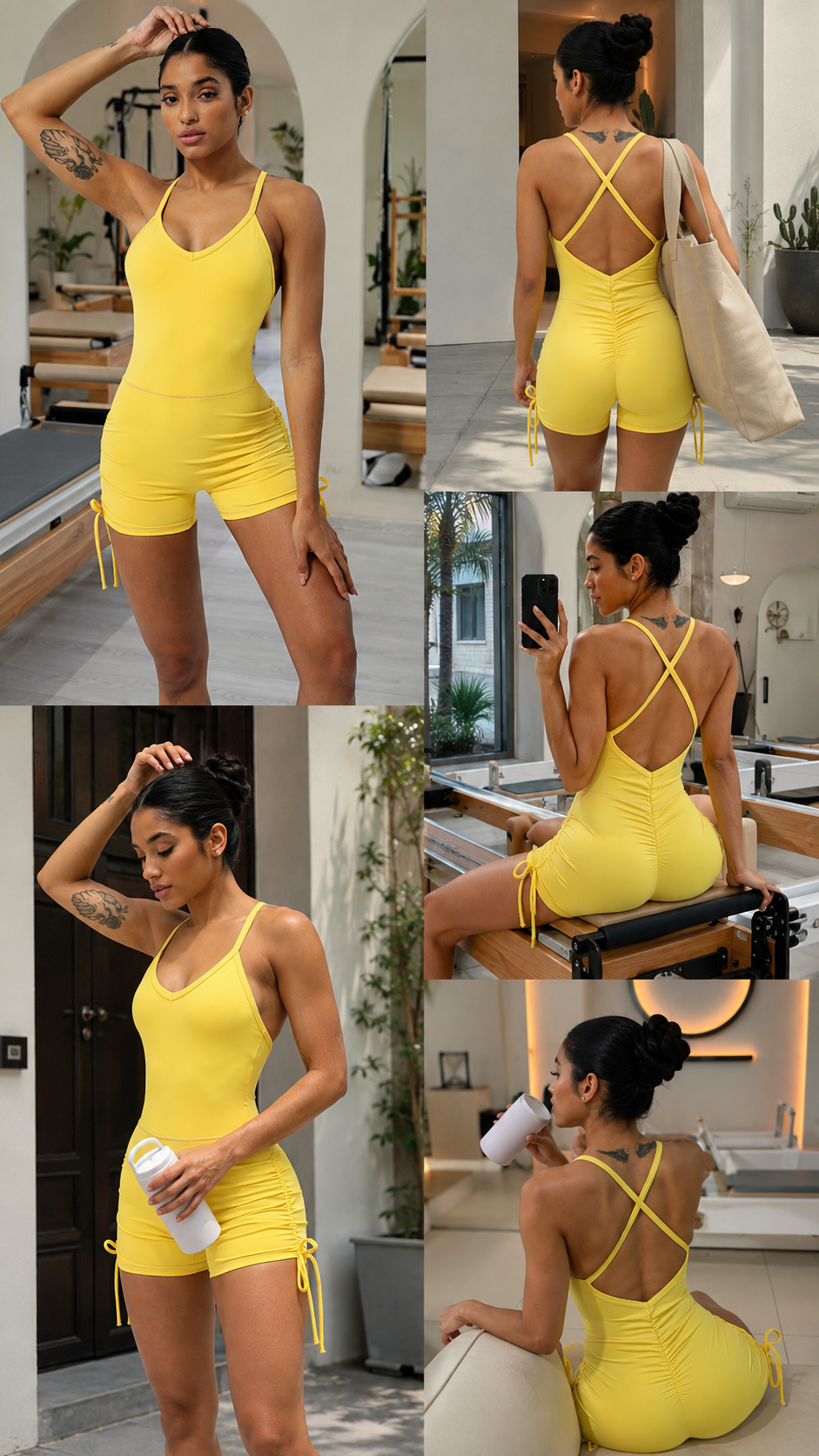 Élan Sculpt Crossback Romper