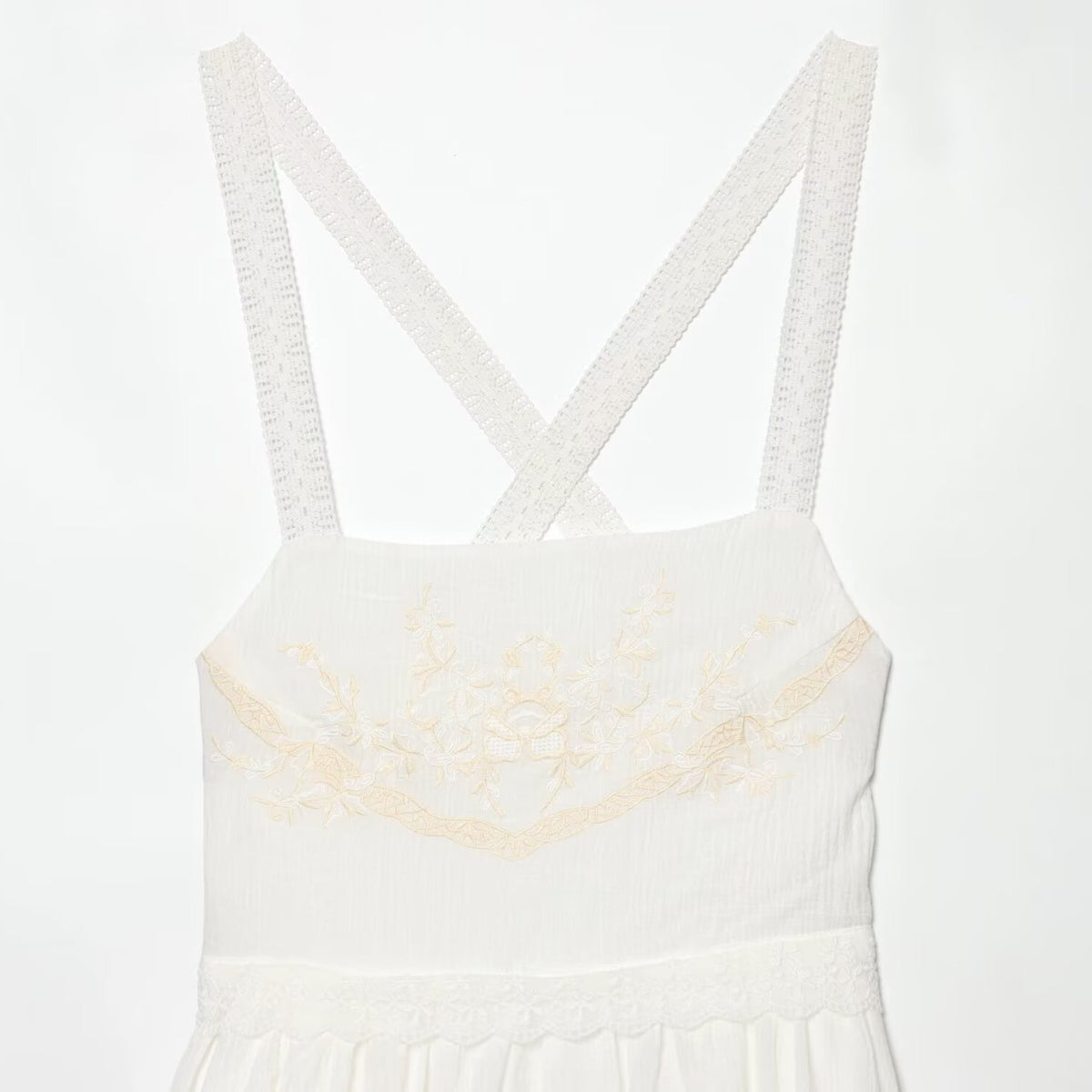 Spicy girl chiffon embroidered mini dress